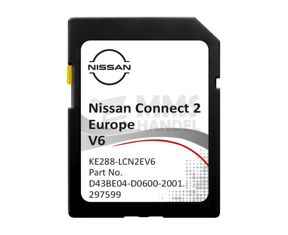 Nissan Connect 2 V6 (LCN2) EUROPA + UK Navigation SD-Karte - 2022 NEU