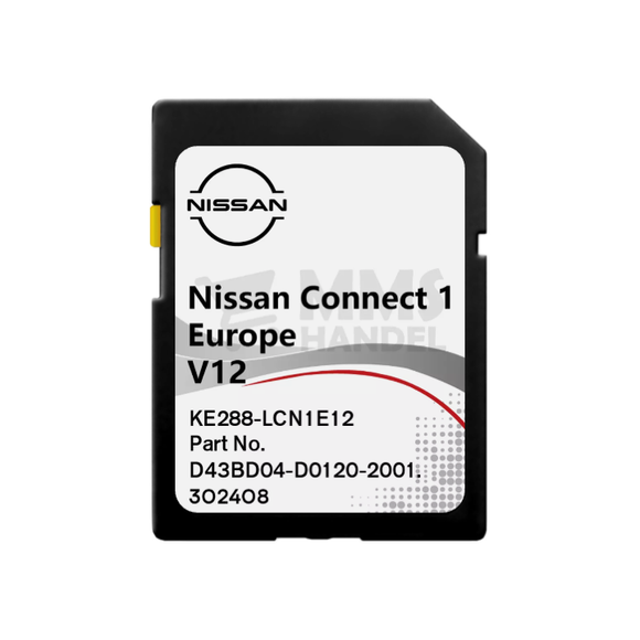 NEU für Nissan Connect 1 V12 EUROPA + UK Navigation SD-Karte