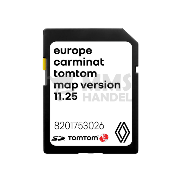 NEU FÜR RENAULT CARMINAT MAP VERSION 11.25 SD-Karte 2025