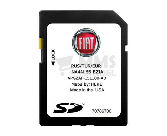 NEU für FIAT 124 Spider EUROPA + Türkei Navigation SD-Karte - NA4N66EZ1A