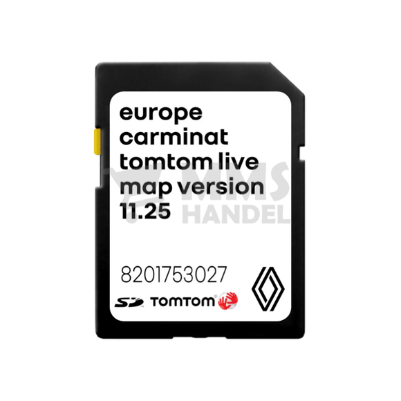 NEU FÜR RENAULT CARMINAT LIVE MAP VERSION 11.25 SD-Karte 2025