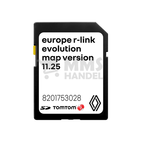 NEU FÜR RENAULT R-LINK NAVIGATION SD KARTE VERSION 11.25 2025